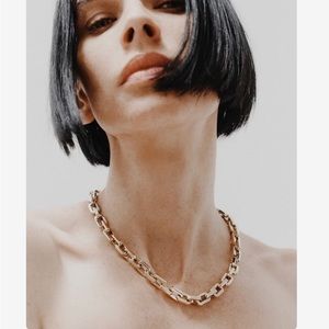 425$ Msrp @ website Eddie Borgo Supra chain necklace silver vermeil gold plated